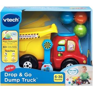 VTech Drop and Go Dump Truck, Yellow
